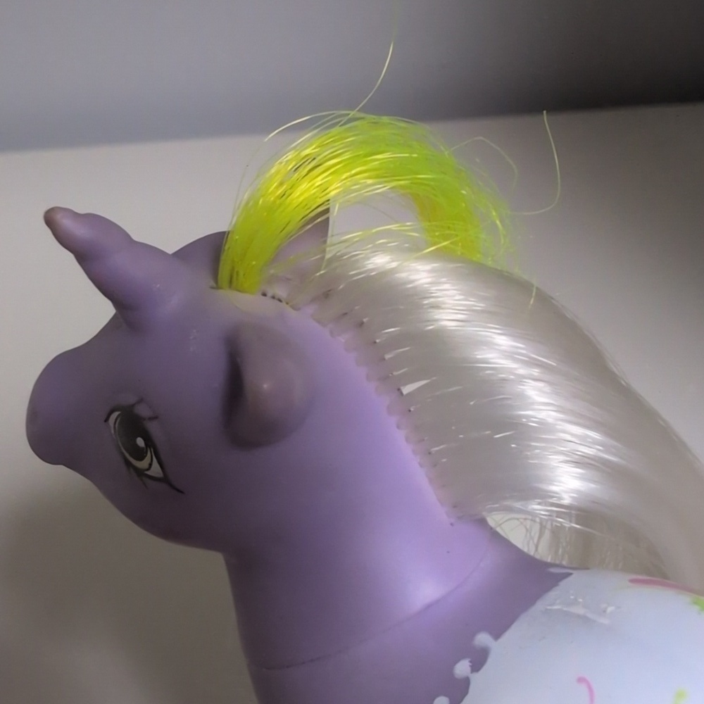My Little Pony G1 1984 Fancy Pants Baby Glider Lilac Pony - Picture 3 of 4
